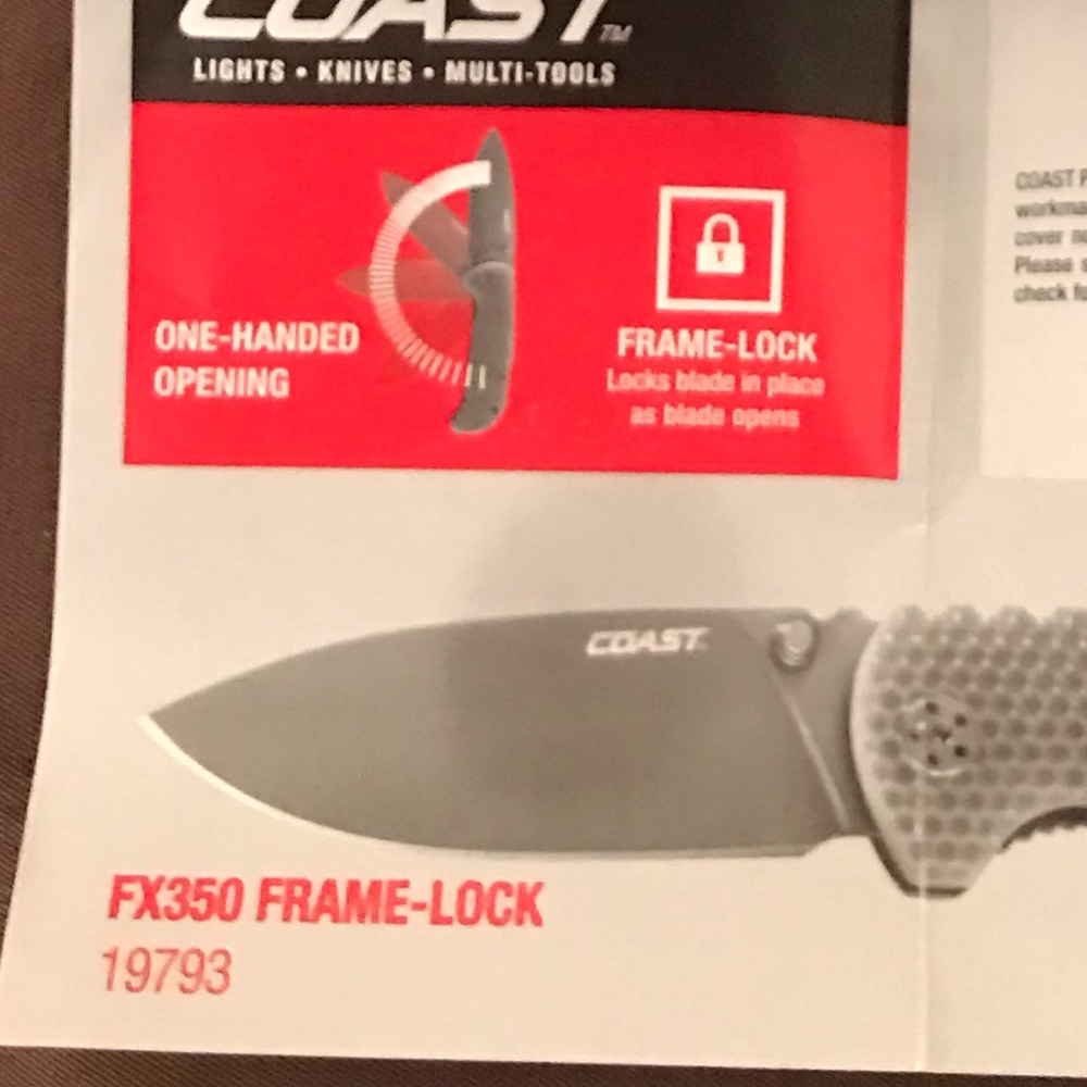Coast FX350 Folding knife